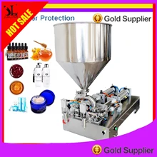 Машина для наполнения сливок Двойные головки Пневматический поршневой наполнитель шампунь лосьон для йогурта Мёд сок соус, варенье Nial польский заполнить