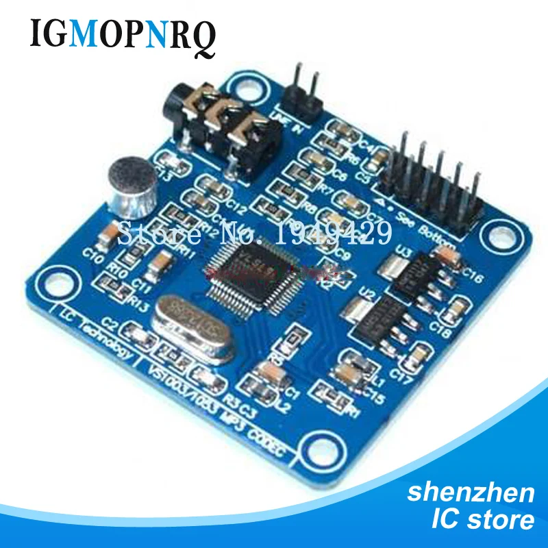 

VS1003 VS1003B MP3 Module Decoding Containing Microphones STM32 Microcontroller Development Board Accessories