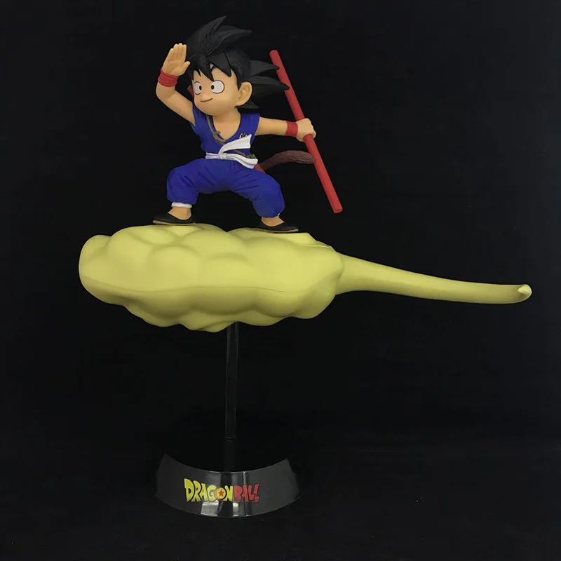 Dragon Ball Young Version Son Goku Figure 1 8 scale painted figure Somersault Cloud & Little Gokou PVC Action Figure Toys  (4)