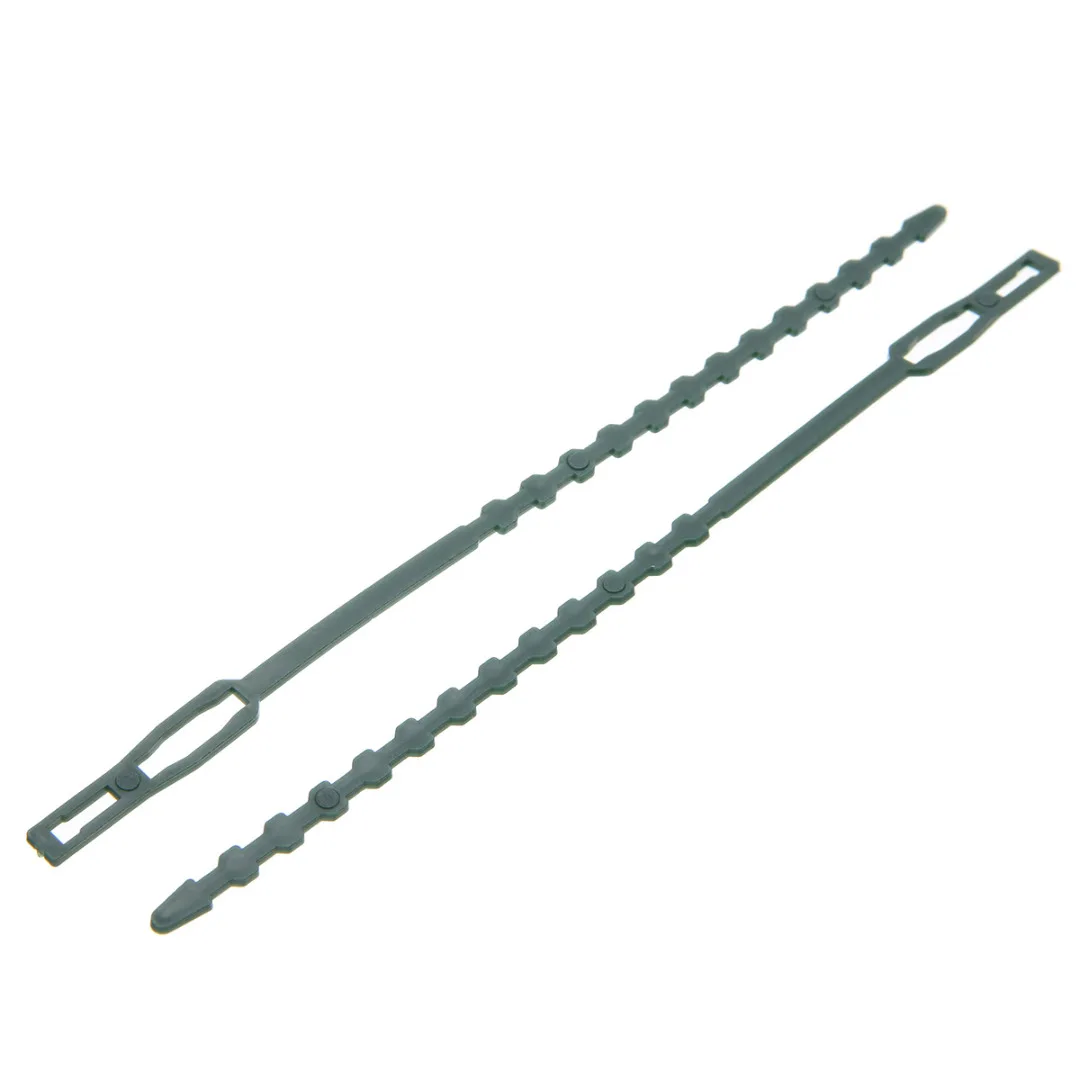 50Pcs Adjustable Plastic Plant Cable Ties Reusable Self Locking Plant Cable Ties for Garden Tree Climbing Support 17x0.8cm
