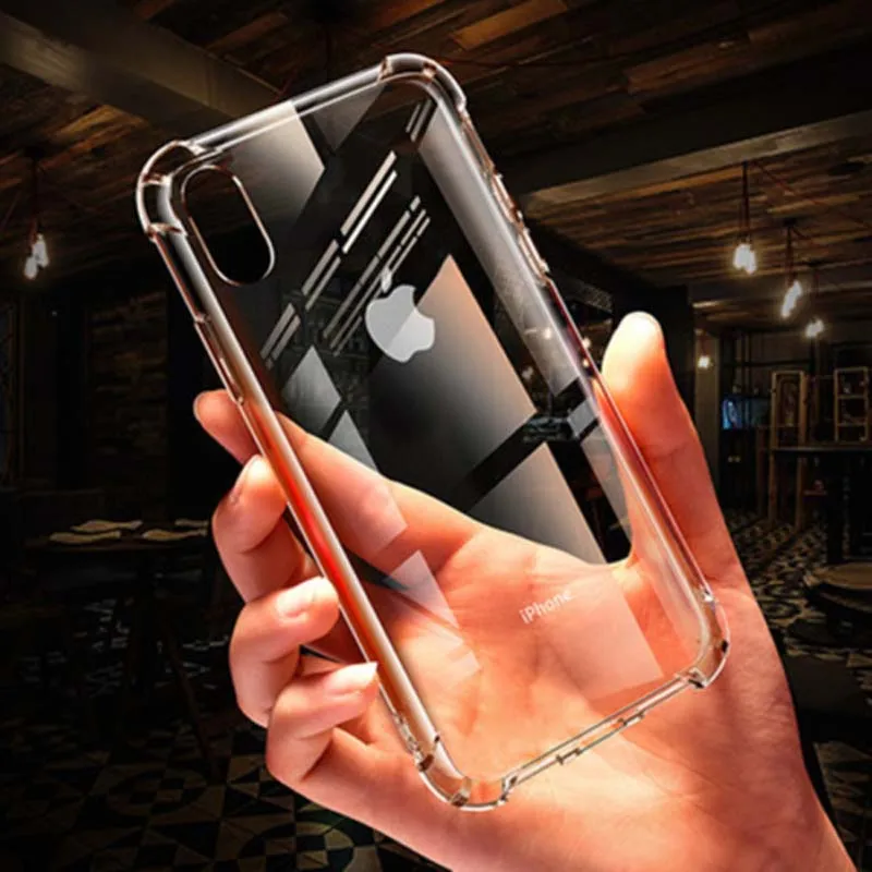 

Transparent Clear Shock-proof Mobile Case for Huawei P30 P20 P10 Plus Pro Lite Honor 8 7A V20 Honor10 Mate20 Mate10 8X Max Nova4