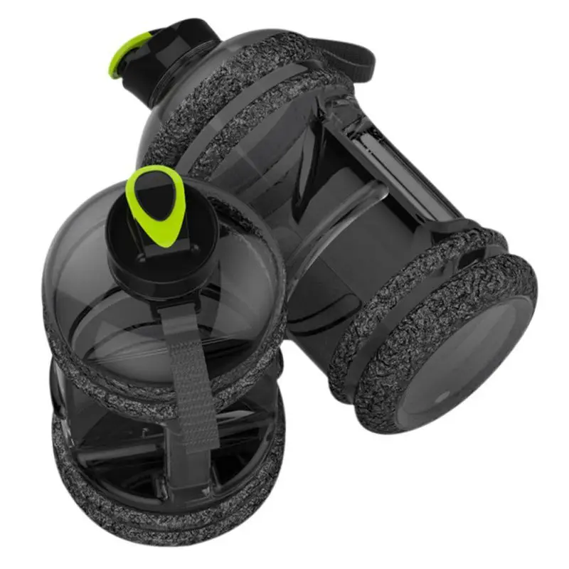 2.2L Outdoor sports bottle Fitness Training Jug Container Reusable Large Nature Hike Water Hand Bottle 2018 Flask for Water