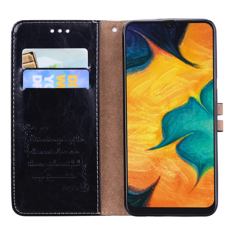 Кожаный флип-чехол для samsung Galaxy S10 S10e S9 S8 плюс A10S A20S A20E A70 A50 A40 A30 A20 A10 A9 A8 A7 A6 J8 J6 J4 Plus