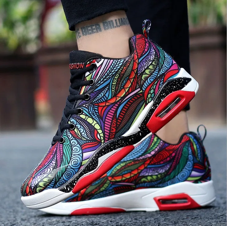 

Basketball shoes 2018 summer new reflective wear-resistant basketball shoes cushion couple shoes