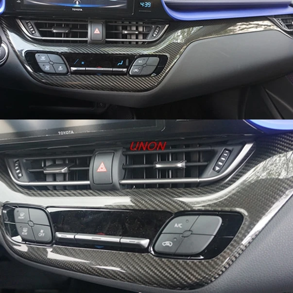 

Real Carbon Middle control panel For Toyota C-HR CHR 2016 2017 2018 car styling