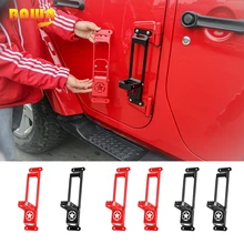 BAWA наружная дверная петля панели подножки для Jeep Wrangler JK JL 2007+ педаль для ног стальная дверь шаги альпинистский комплект