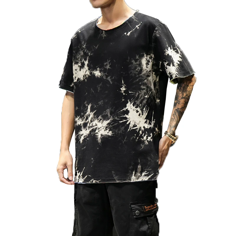 

2019 Summer Men Cotton T-shirt High Quality Men T shirt Male Casual Half Sleeve O-Neck Tops & Tees Men Brand Camo Tee Shirt 5XL