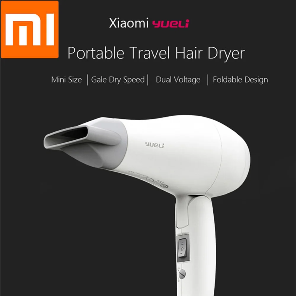 Для Xiaomi Yueli портативный фен для волос профессиональный 1200 Вт инструменты укладки