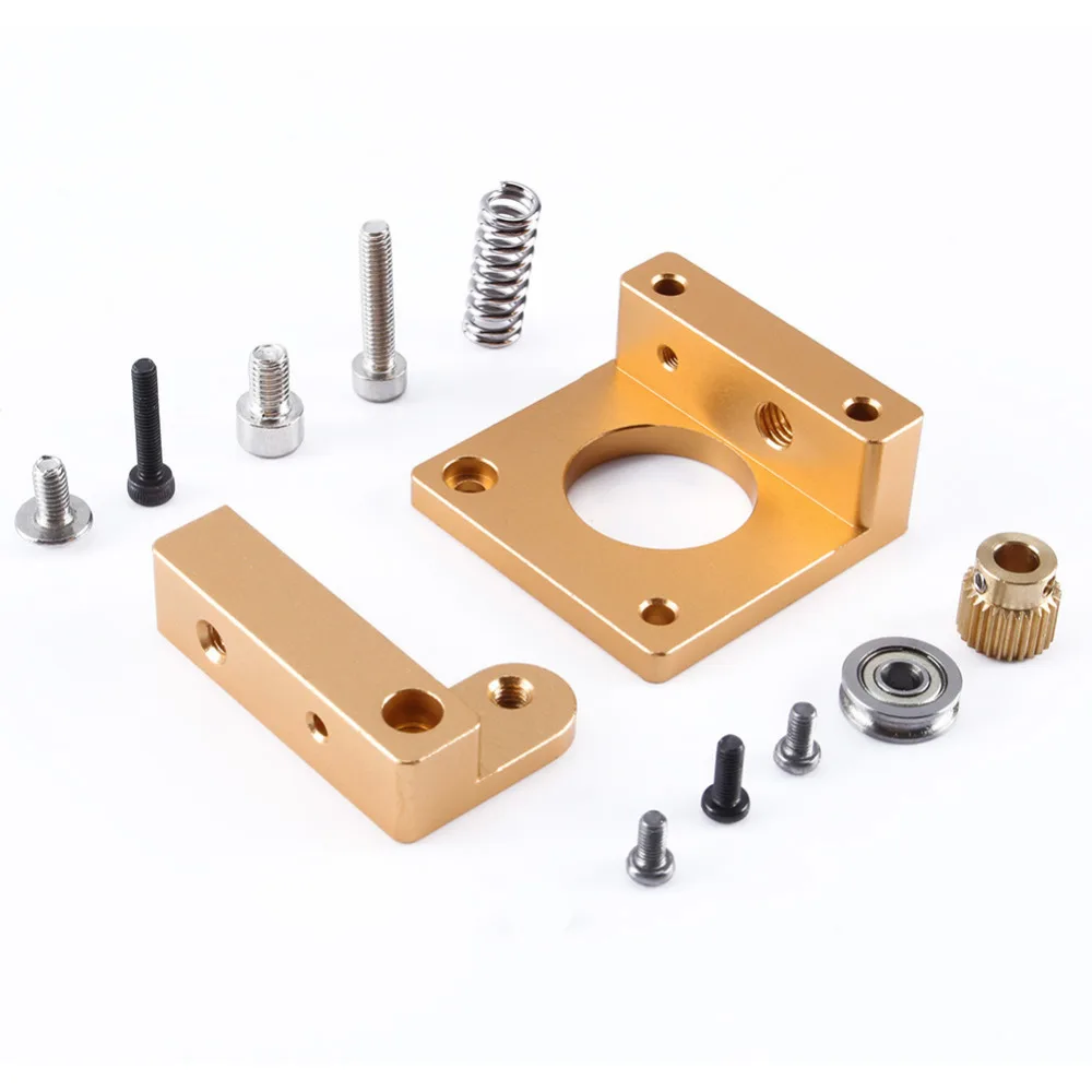 3D Printer Normal MK8 Extruder Aluminum Frame Block DIY Kit Short Type