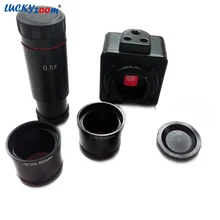 Luckyzoom HD 5MP Cmos Камера USB Электронной Цифровой Окуляр Микроскопа Адаптер Бесплатно Драйвер Захвата Изображения Для Win7/Win8/Win10