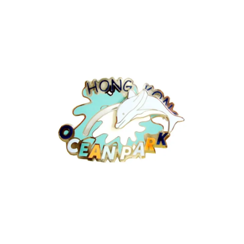 Cheap 3D Metal Badge New Dolphin Logo Plating k200351 | Дом и сад