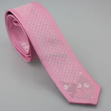 YIBEI coahella Галстуки розовая кайма микрофибры галстук черные маленькие точки гравата, тонкий серебряный вертикальный полосатый Цветочные мужские галстуки