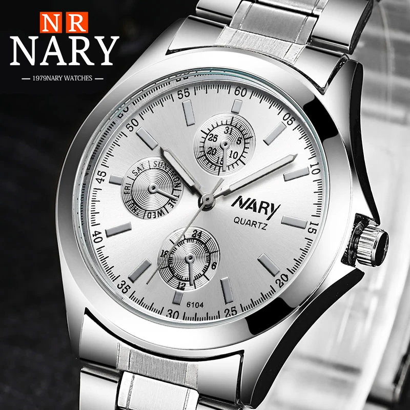 NARY Марка Для женщин часы женские кварцевые наручные Relogio Feminino Montre relogio feminino Mujer