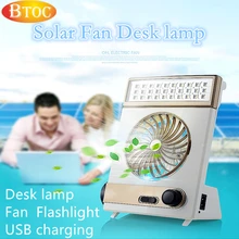 2016 summer NEW solar LED Portable lantern Flashlight Fan 3-in-1 light 110V 220V USB charging Camping llight 31 LED 17W Mini Fan