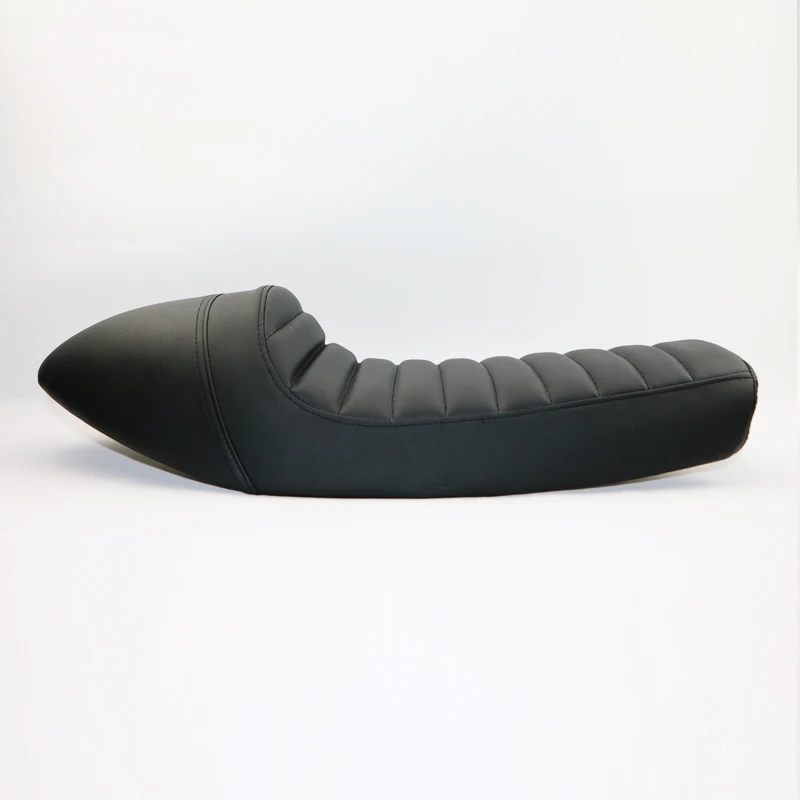 New CAFE RACER Motorcycle Accessories Black Racer hump Seat SR400 SR500 XS650 XV CB Hump Cushion