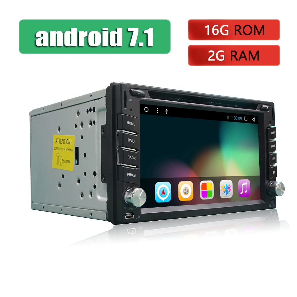 Автомагнитола 2 Din GPS Android автомобильная стереосистема Bluetooth сенсорный экран