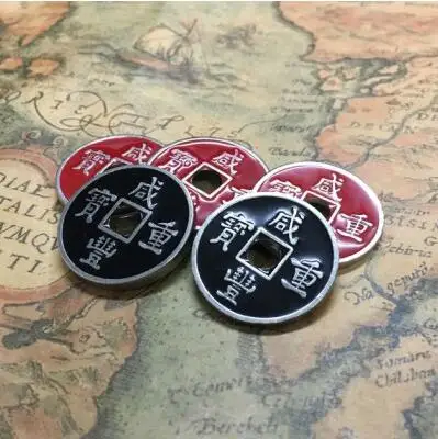Традиционные китайские монеты Волшебные трюки карты трюк монеты для фокусов реквизит ментализм профессиональные маги шоу