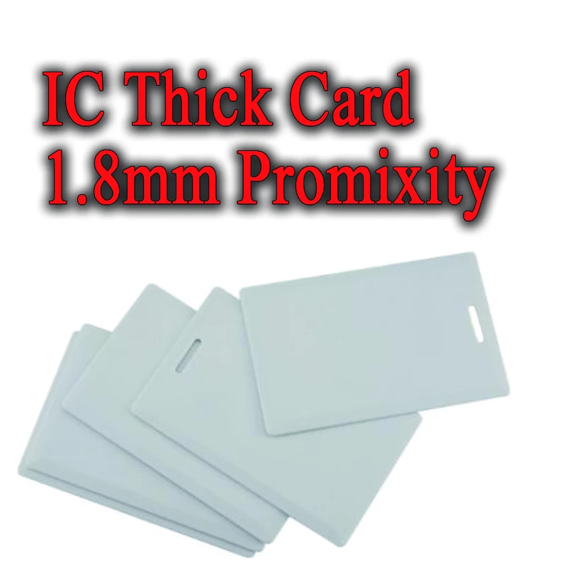 Толстые карты 1,8 мм пустой белый rfid Бесконтактных Смарт-id карт ic 13,56 мГц hf mifare s50 1 К promixity карты 14443a