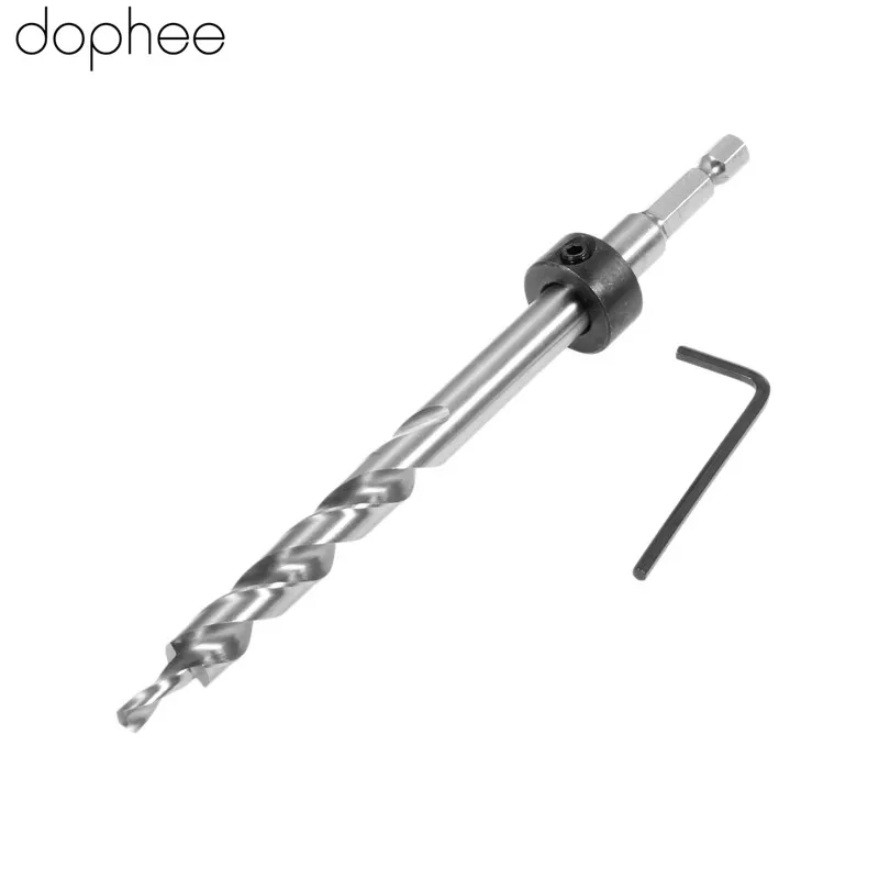 Dophee 9 5 мм твист ступенчатое сверло + глубина стопорный воротник шестигранный