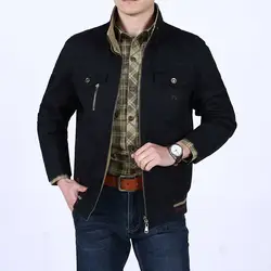 Двусторонняя курточка бомбер Хлопок молния демисезонный для мужчин повседневное джинсовая куртка бизнес досуг мужской Кост