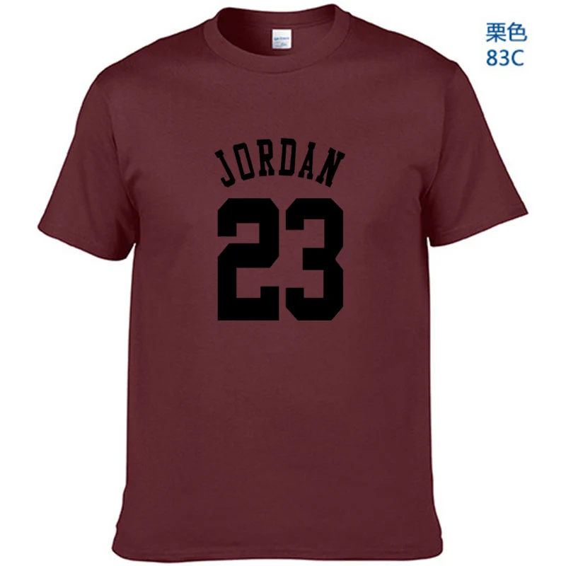 2018 новая брендовая одежда Jordan 23 Мужская футболка Swag Хлопковая мужская с принтом