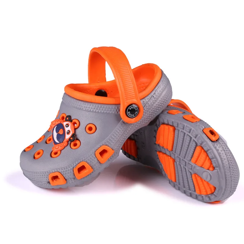 

EABXZ Summer New Children's Hole Shoes Boys Girls Wading Breathable Sandals Kids Clogs Sand Non-skid Casual Shoes Fashion Girls