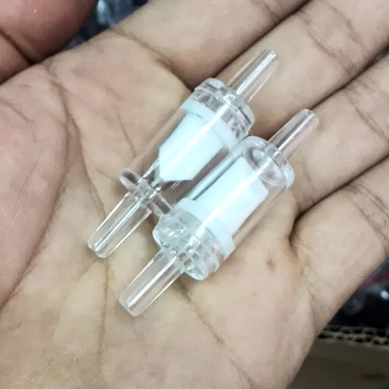 Free Shipping 100Pcs White Non return Check Valves for Aquarium Air