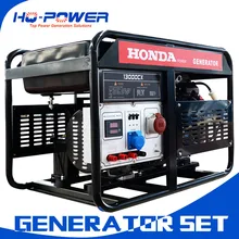 10kw использованное двигательное генератор honda воздушное охлаждение все медные поколения