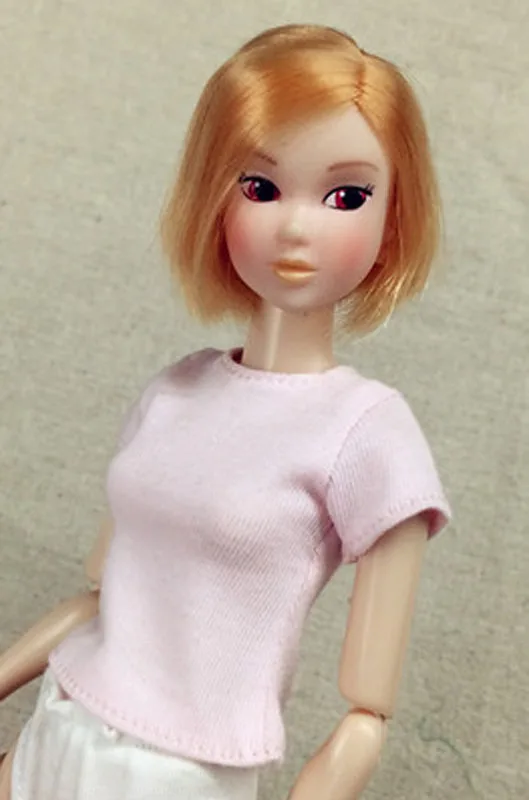 Однотонная кукольная футболка для куклы блайз Базовая рубашка верхняя одежда для Azone Momoko кукольная одежда 1/6 кукольные аксессуары