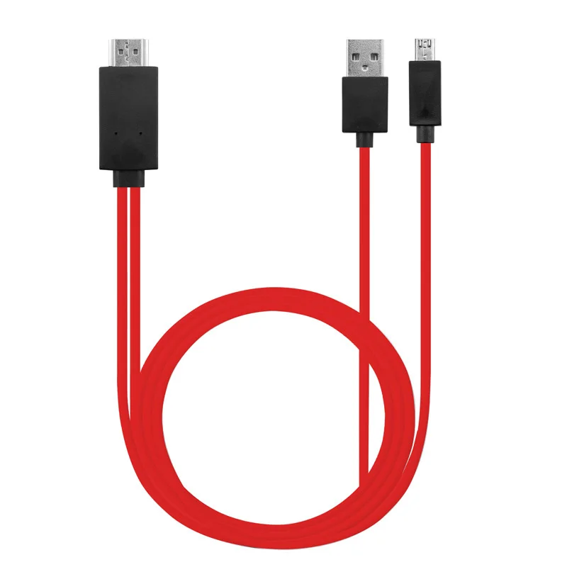 

1080P Micro USB to HDMI Cable Adapter Converter for Android Samsung Galaxy S3 S4 S5 Note4 Micro USB HDMI Audio & Video Cables