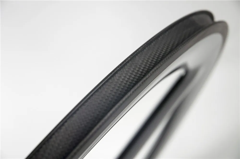Top Hot sale carbon wheelset tri spoke 65mm depth 23mm width clincher 700c 3 spoke road bicycle wheel 4