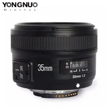 YONGNUO YN35mm F2.0 F2N объектив YN35mm AF/MF Фокус объектив для Nikon F крепление D7100 D3200 D3300 D3100 D5100 D90 DSLR камера YN35mm объектив