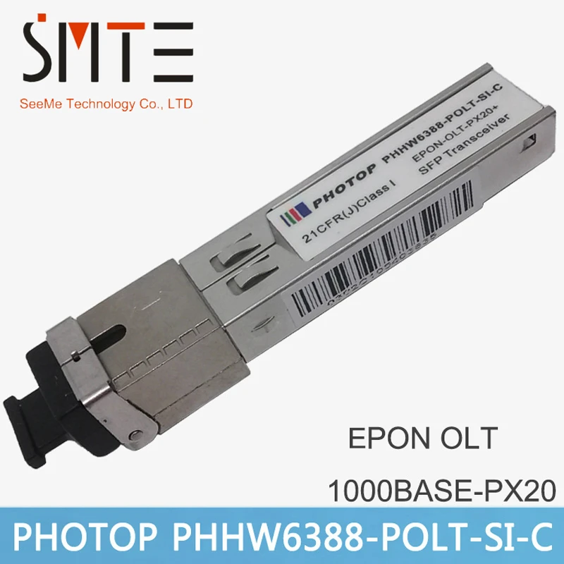 Photop PHHW6388-POLT-SI-C однорежимный переключатель Moduel EPON-OLT-PX20 + C SFP 1 25G TX1490/RX1310nm 20 км |