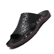 YIGER/Новые мужские пляжные Тапочки большого размера мужские сандалии для мужчин повседневные шлепанцы классные летние Нескользящие мягкие модные тренды 0316