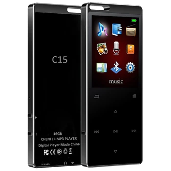 

High Quality 16GB Bluetooth4.1 HIFI MP3 Muisc Player with 1.8inch Color Screen Lossless Player Support FM,Support SD up to 128GB