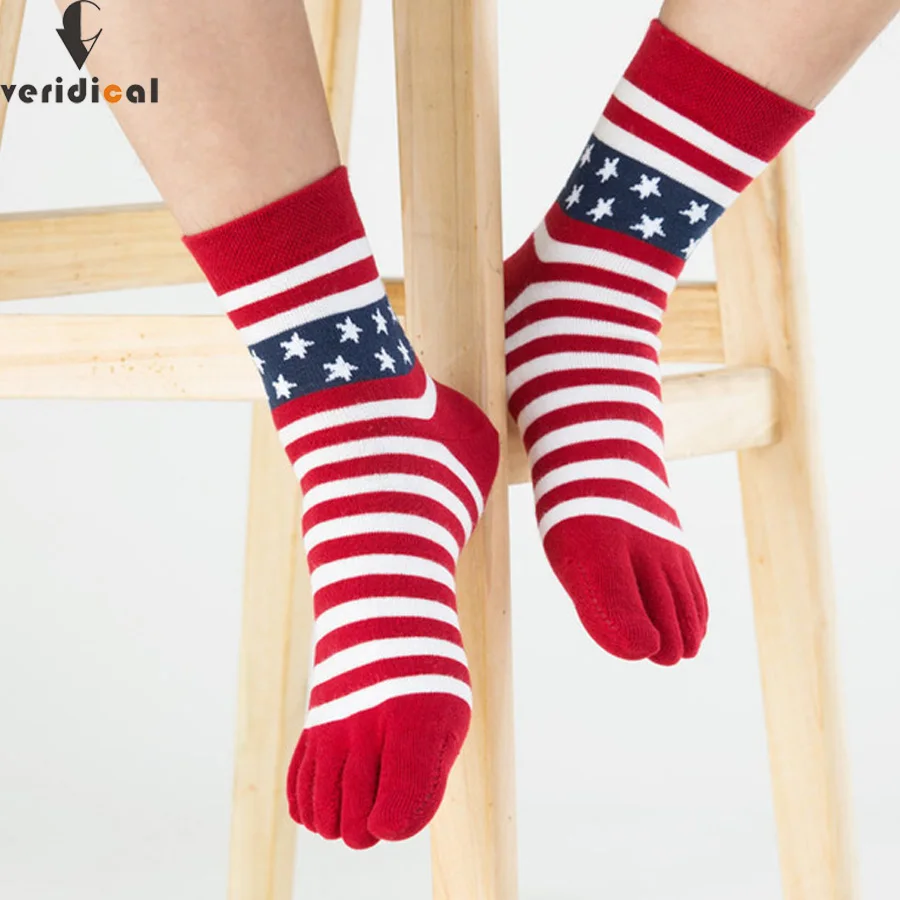 Buy VERIDICAL 5 pairs/lot five fingers socks cotton