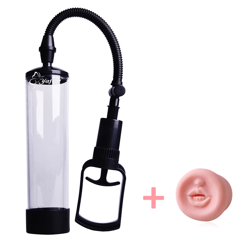 YAFEI Black Male Vacuum Pump Penis Adults Sex Toys for Men Sex Machine Sex Products for Waterproof Penis Extender Enlargemen 9