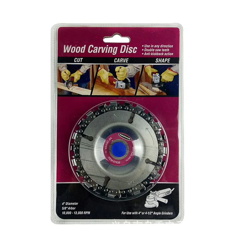 

Woodworking chain plate Angle grinding chain plate Wood Carving Disc for Angle Grinder