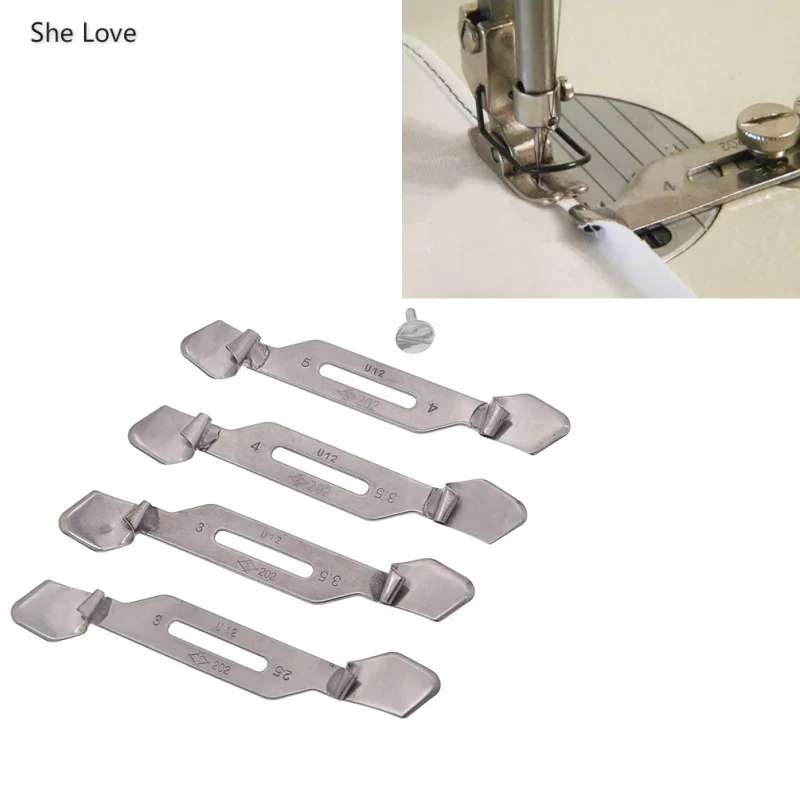 

She Love 1Pcs/lot Industrial Sewing Machine Foots Crimping Presser Bothe Ends Walking Foot For Diy Sewing Machine Accessories