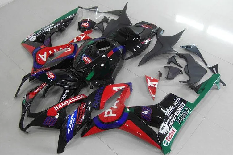OEM качественный инъекционный новый комплект обтекателей ABS Подходит для HONDA CBR600RR