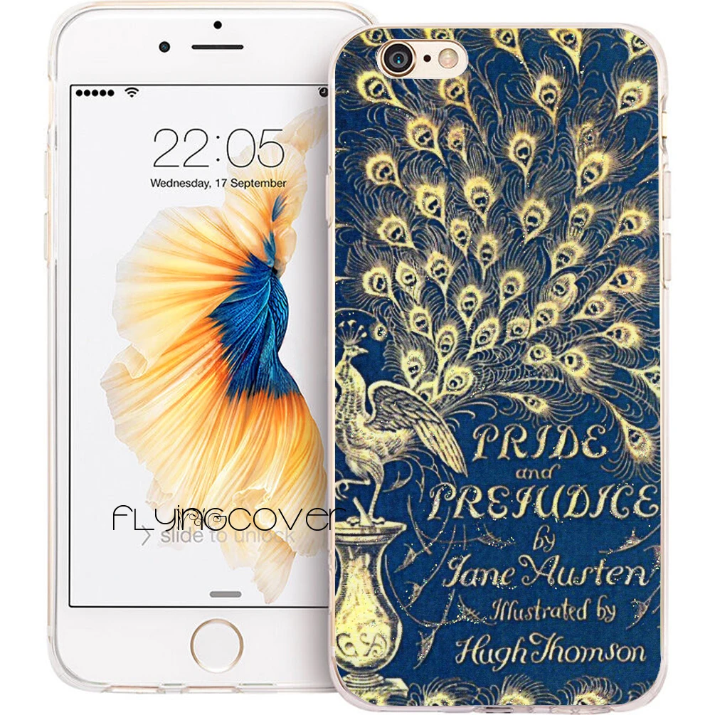 Fundas гордость предубеждение Книга телефон чехлы для iPhone 10X7 8 6 S плюс 5S 5 SE 5C 4S 4 iPod Touch