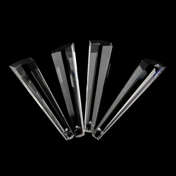 

Drop Of Transparent Chandelier 10pcs/Lot 76mm Crystal Glass Prism Parts For Hanging Pendant