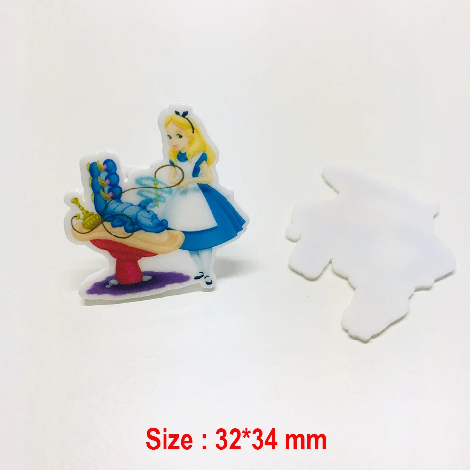 

10pcs/lot cartoon flat back planar resin kawaii princess DIY resin cabochons accessories