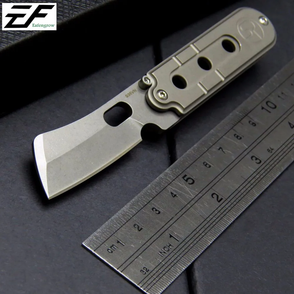 Мини нож serge S35VN с титановой ручкой карманные ножи для кемпинга тактические