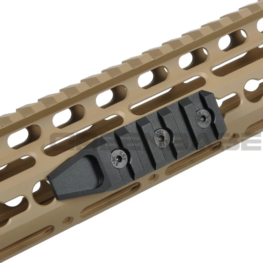 Greenbase Keymod Rail Охотничьи аксессуары 5 слотов Keymod Handguard Rail для URX 4,0 Quad Rail Black/Dark Earth