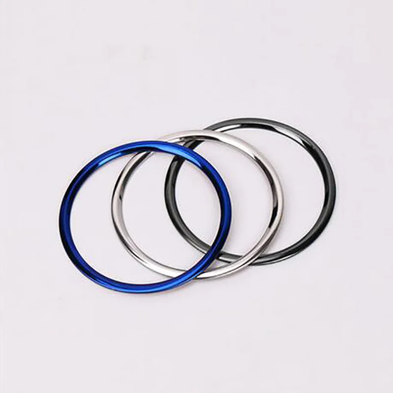 

Steering Wheel Brand Logo Cover Ring Trim Stainless steel Decorative ring Fit for Sylphy Pulsar Sentra 2016-2018 Car Accessories