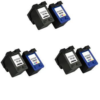 

6PK Ink Cartridge for HP 27 hp28 for HP Deskjet 450 450CI 5550 3420 3520 3550 3650 3740 3745 3843 3845