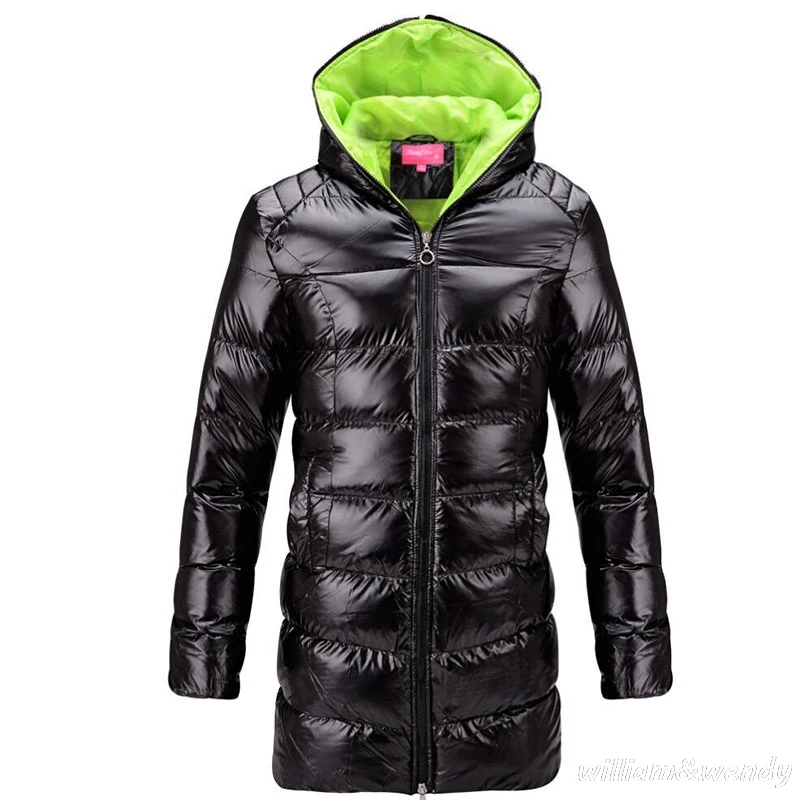font b Women b font Ukraine Winter Warm Black Hooded Cheap O Coat Thicken font