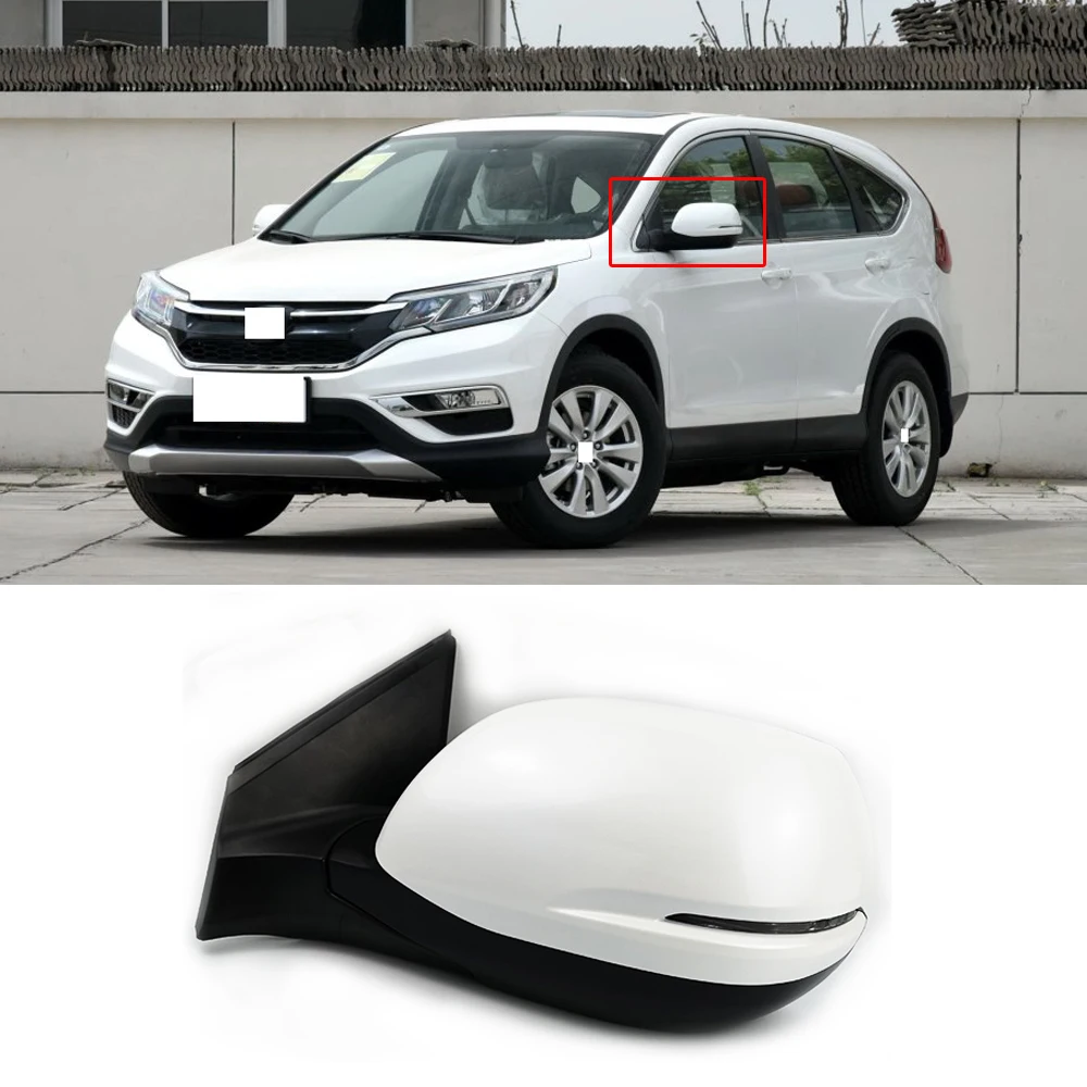 

CAPQX 5/7/9Wire For Honda CRV 2012 2013 2014 2015 2016 2017 Out Rearview Mirror with LED Indicator Light Side Rear View Mirror