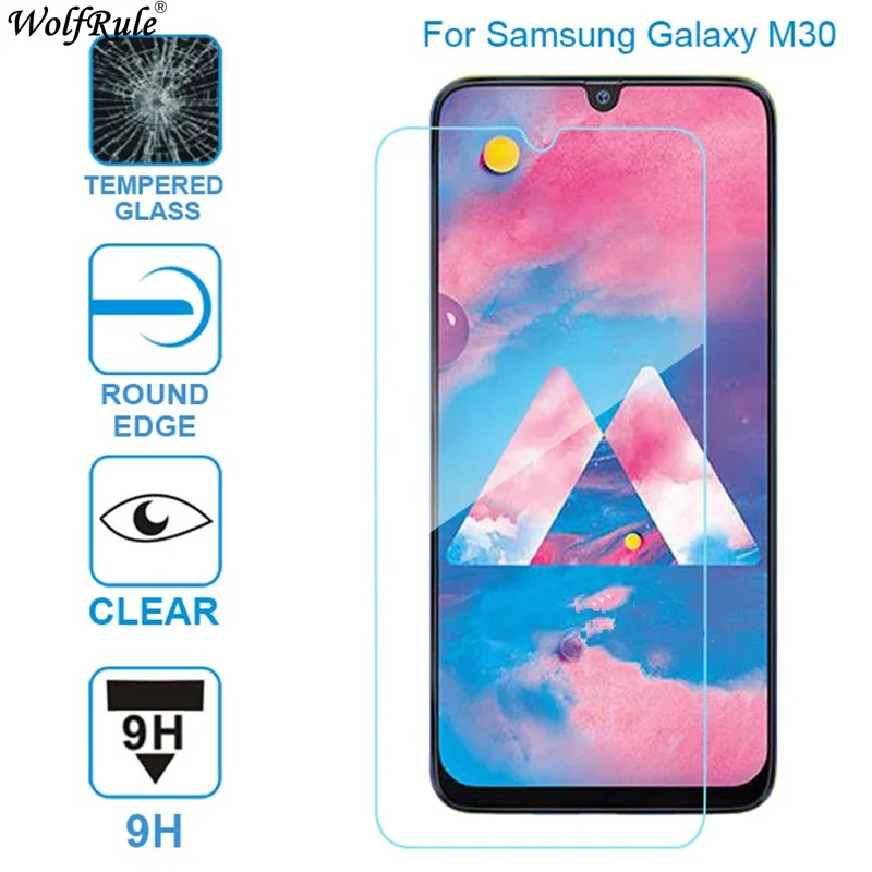 Защитная пленка для экрана Samsung Galaxy M30 ультратонкое закаленное стекло твердости 9H